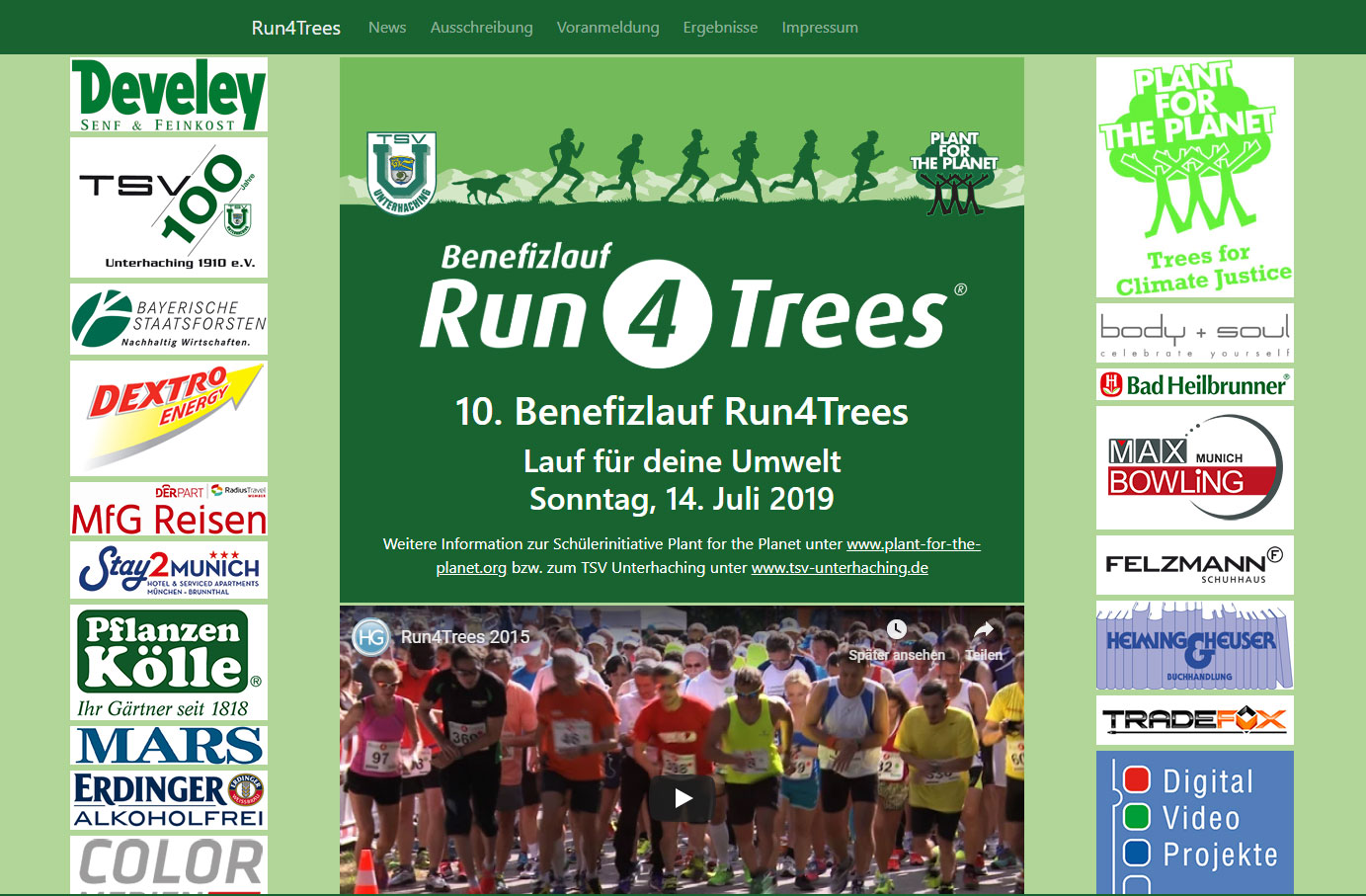 Homepage-Run4Trees